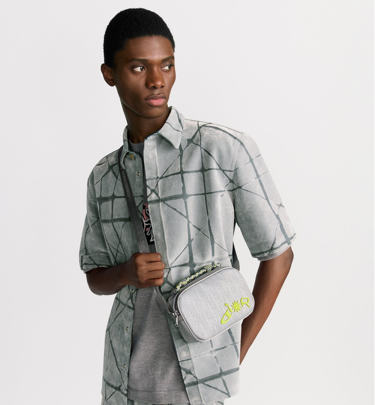 Mini sac zippé DIOR AND LEWIS HAMILTON