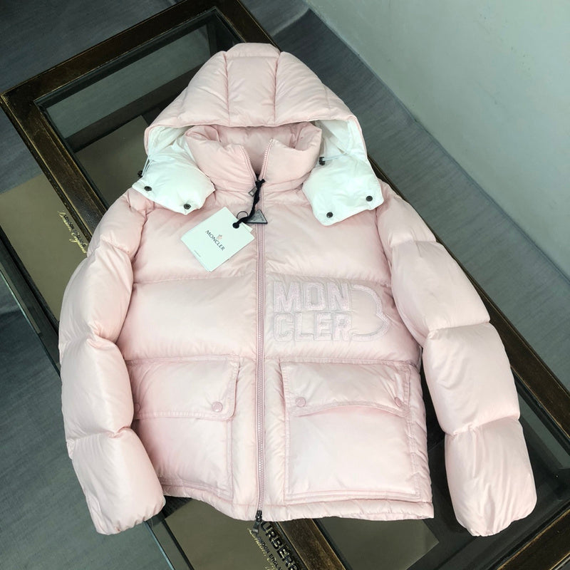 MONCLER Abbaye Doudoune matelassée Rose Claire