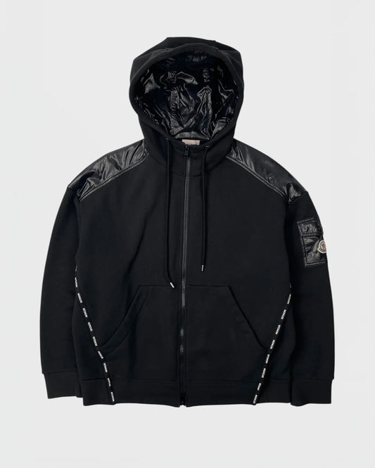 Moncler bi-matière veste à capuche