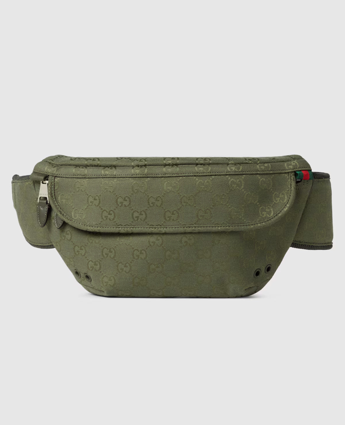 Sac ceinture en toile GG grand format