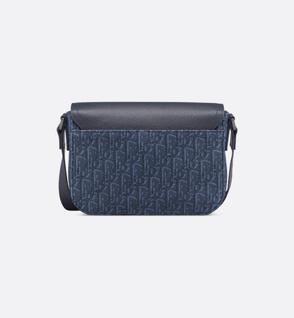 Sac Messenger à rabat Saddle Small bleu marine