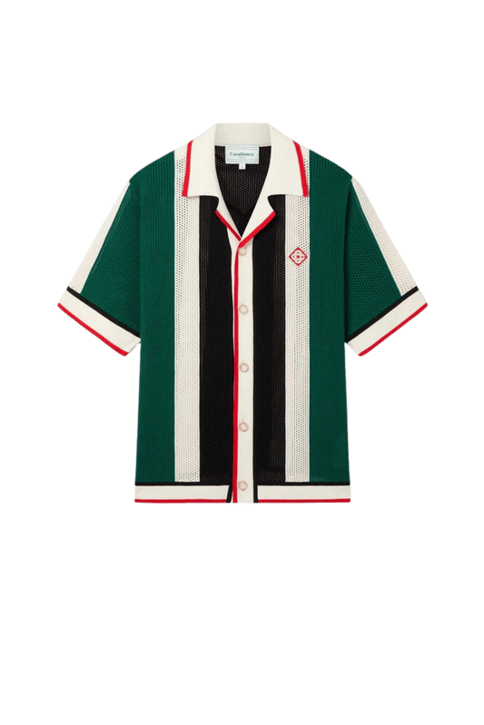 CHEMISE RAYÉE VERT BLANC