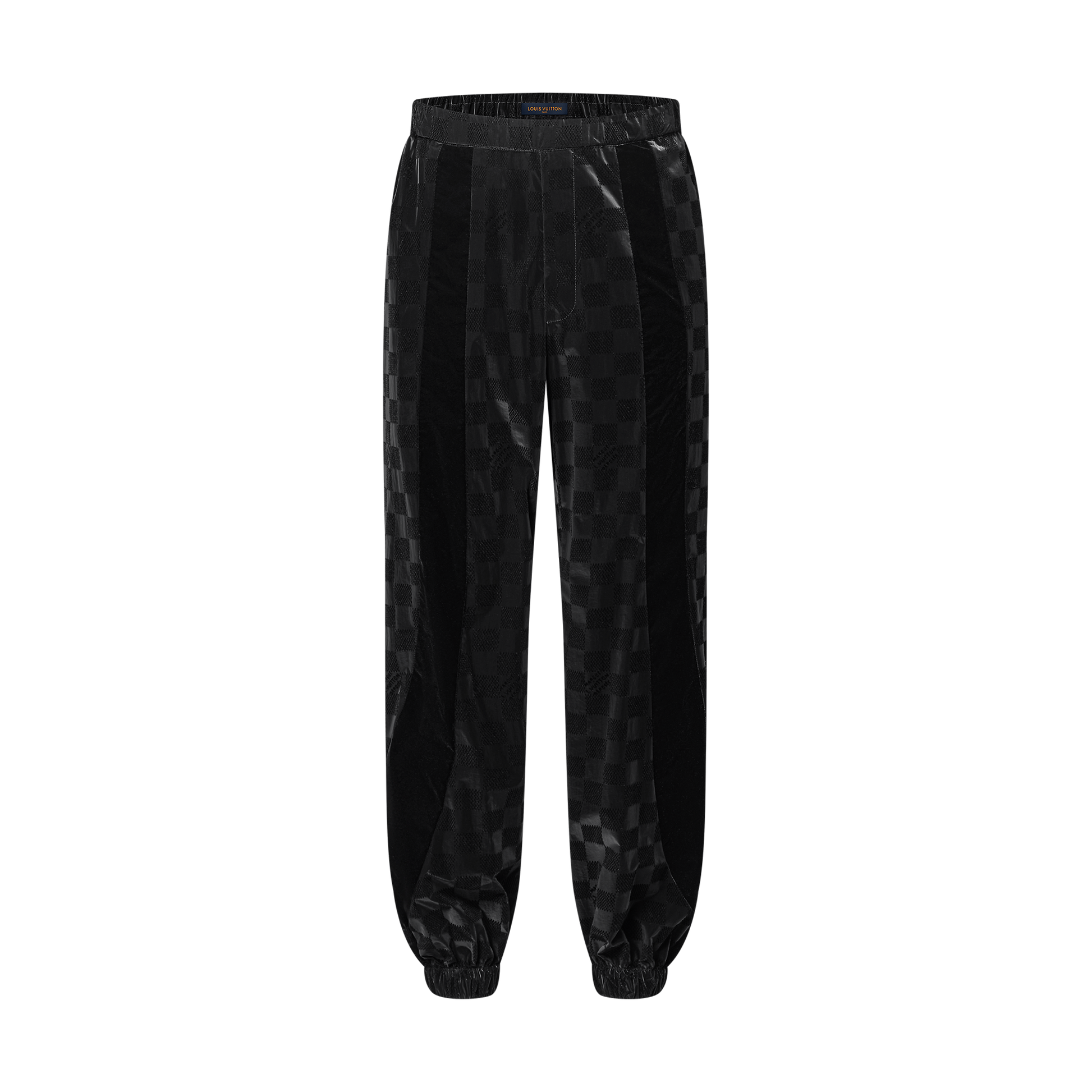 Pantalon de jogging technique floqué Damier