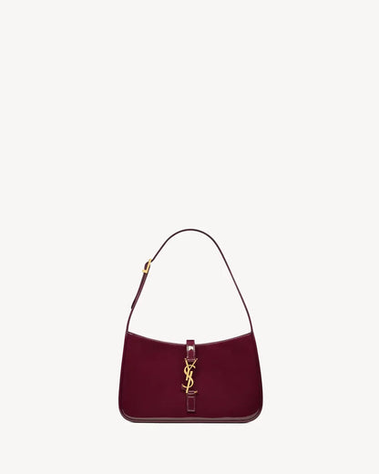 YSL - le 5 à 7 en cuir verni Red