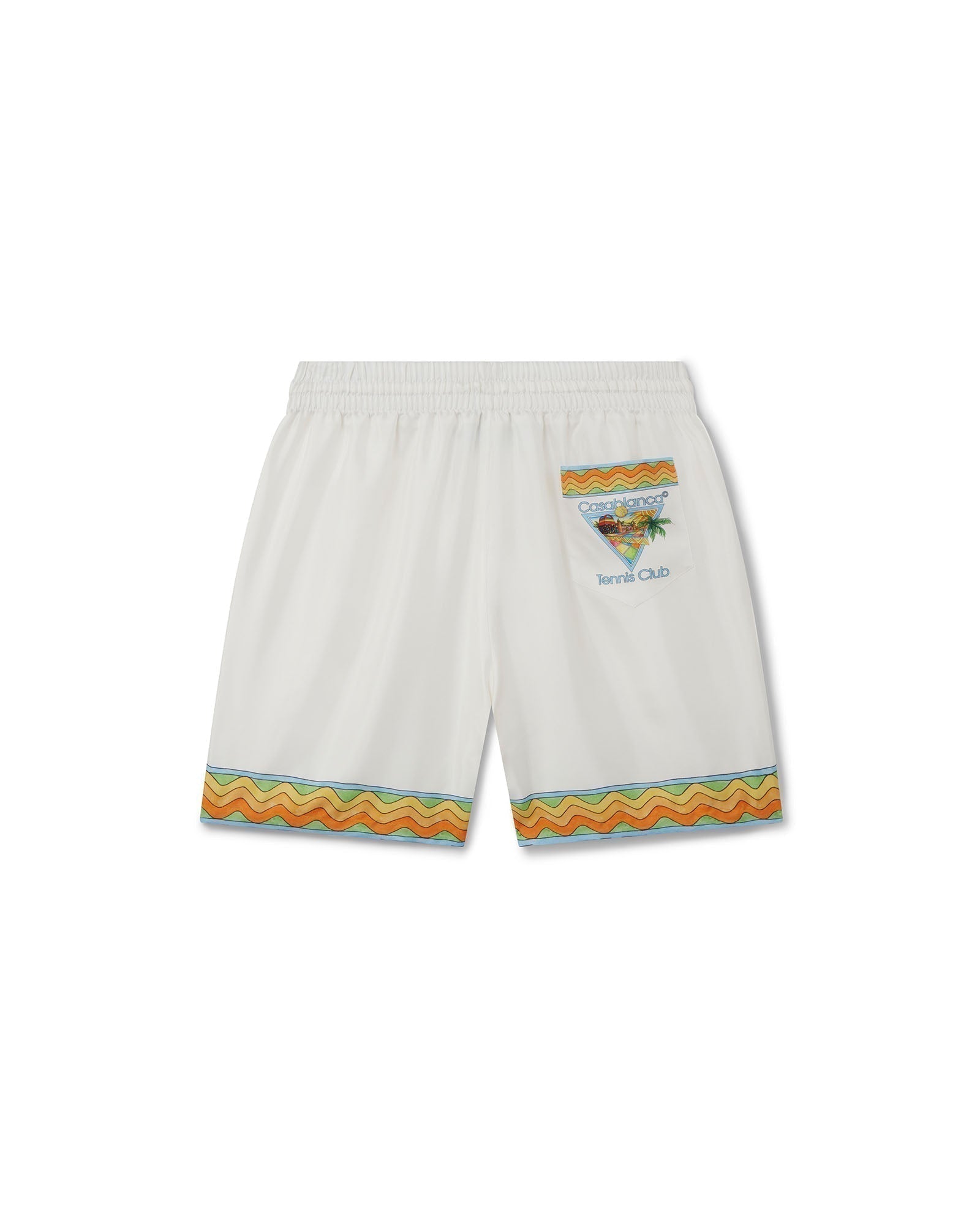 Afro Cubism Tennis Club Silk Shorts