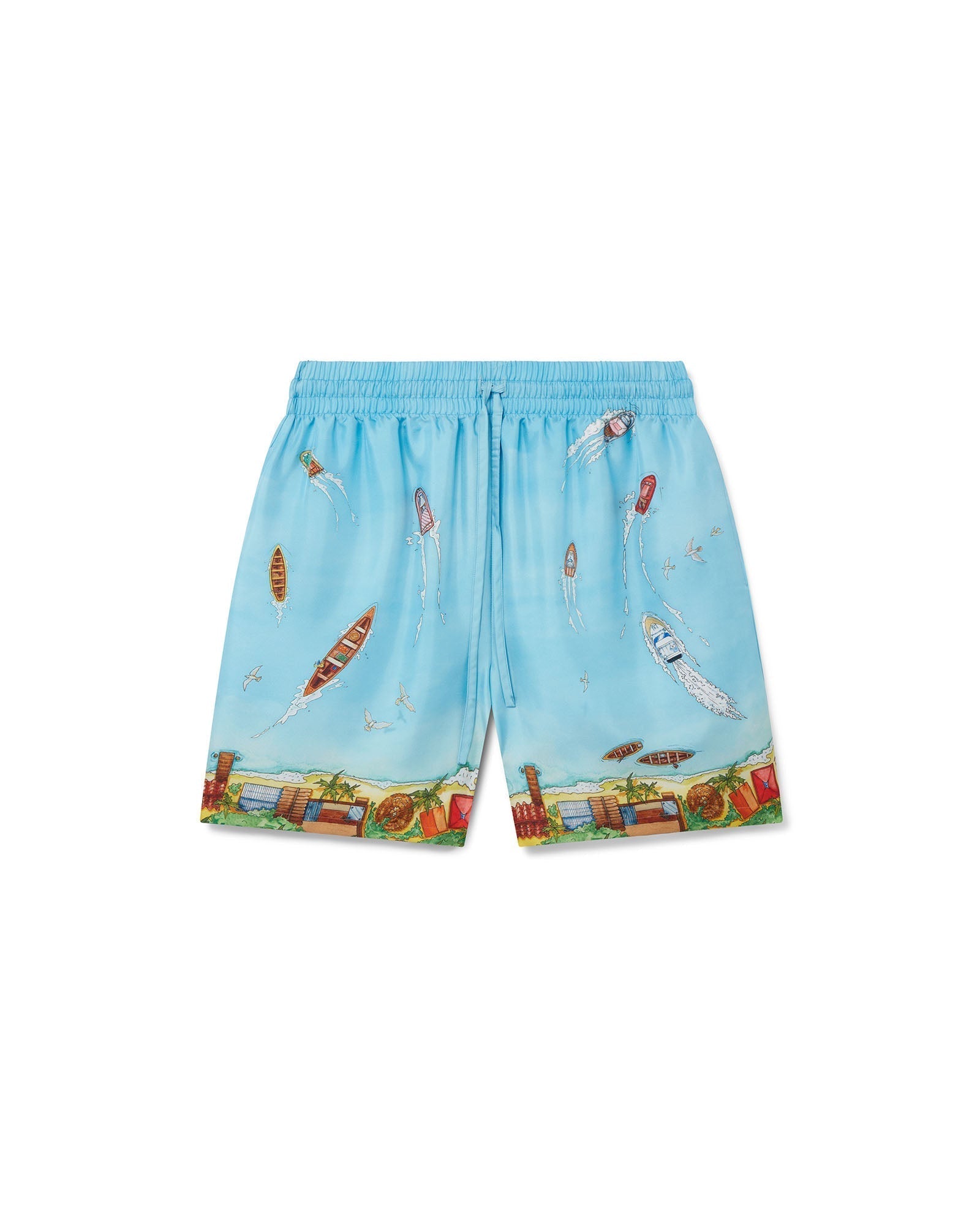 Maison Sur Piloti Silk Shorts