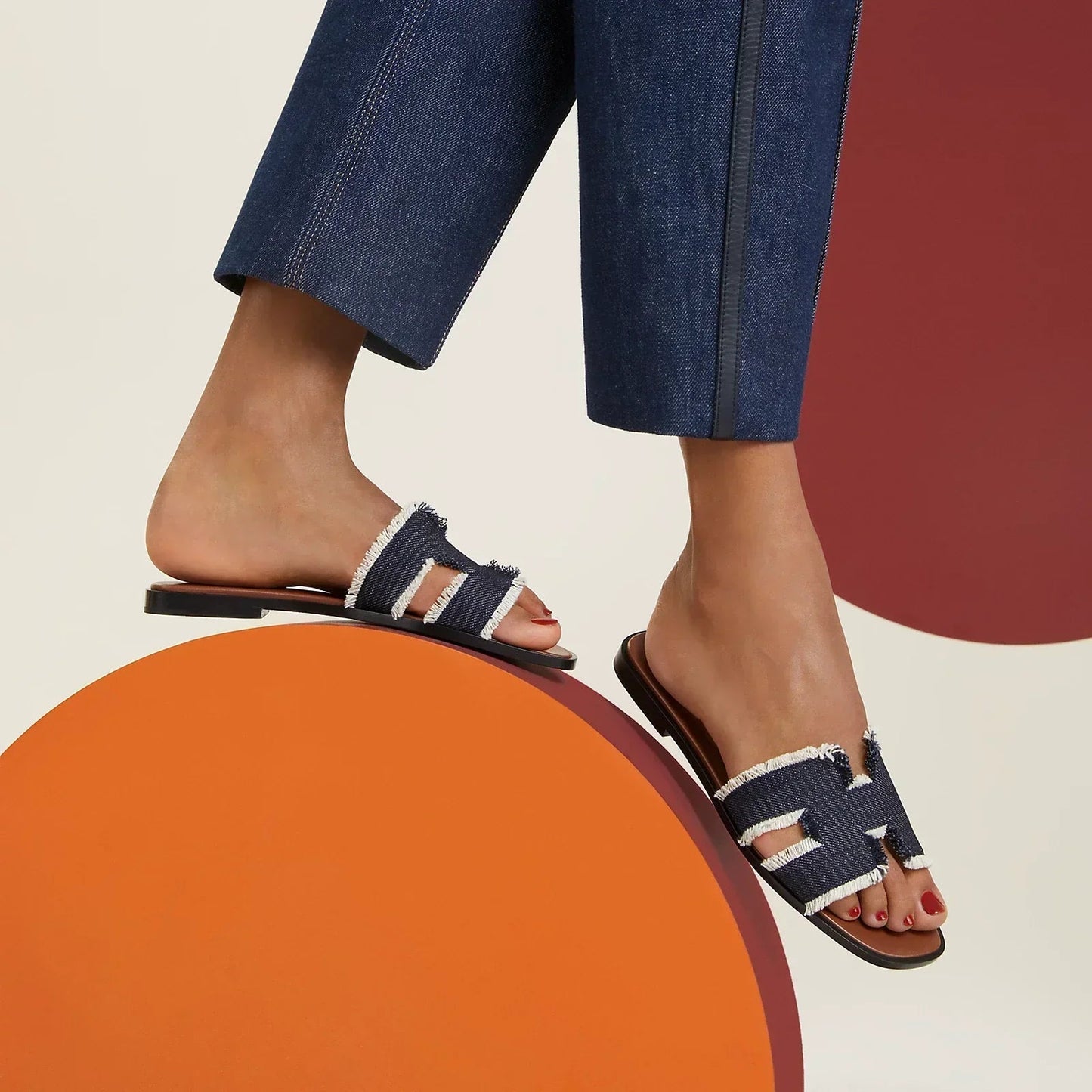 Sandales Oran - Bleu brut