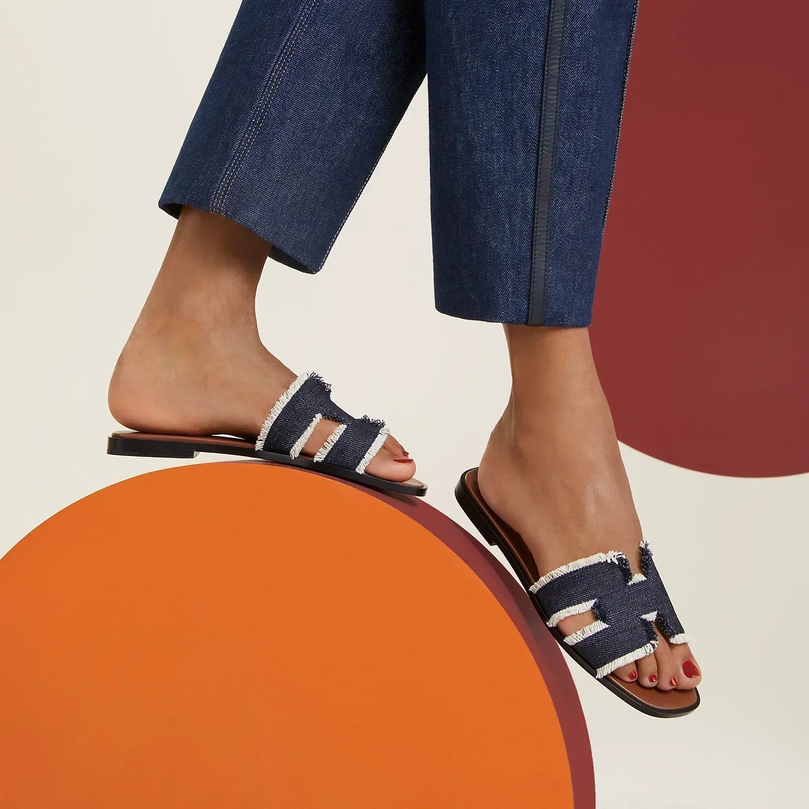 Sandales Oran - Bleu brut